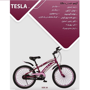 دوچرخه بنفش TESLAr آیتم LB20_103 سایز 20-اسباب بازی